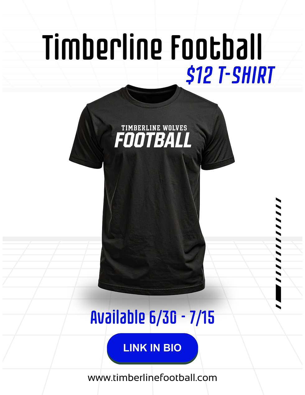 Black and White Modern T-shirt Sale Flyer.png