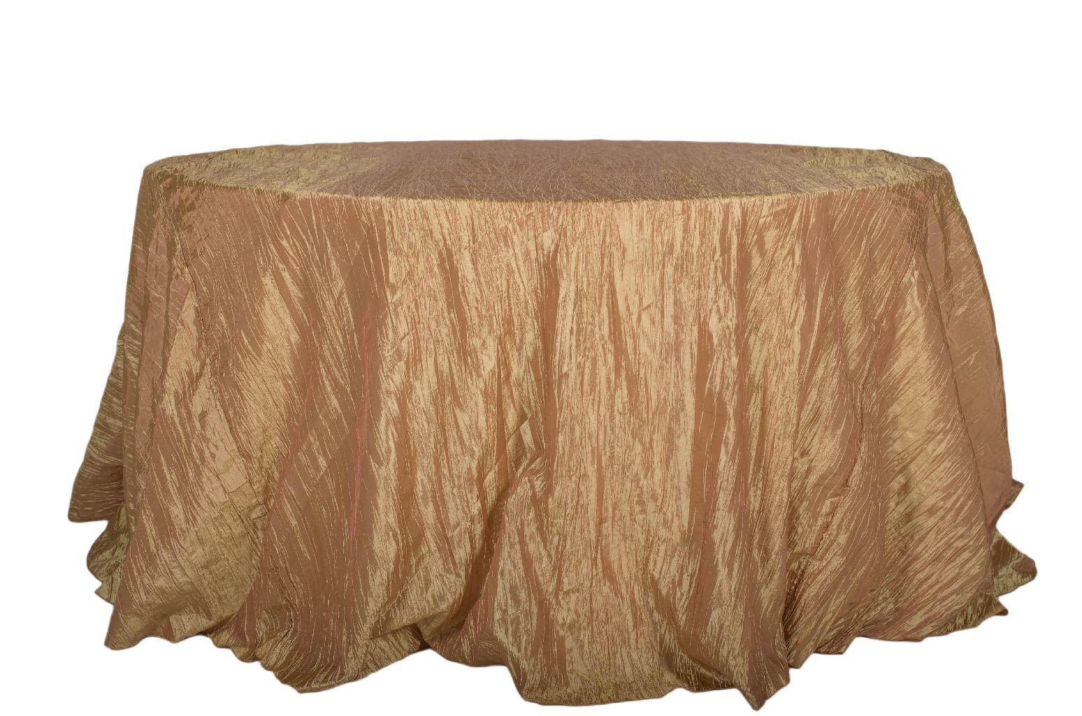 Mantel 120" Corrugado Dorado #1203