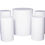 Thumbnail: Set Taburetes Ciílndrico Blanco