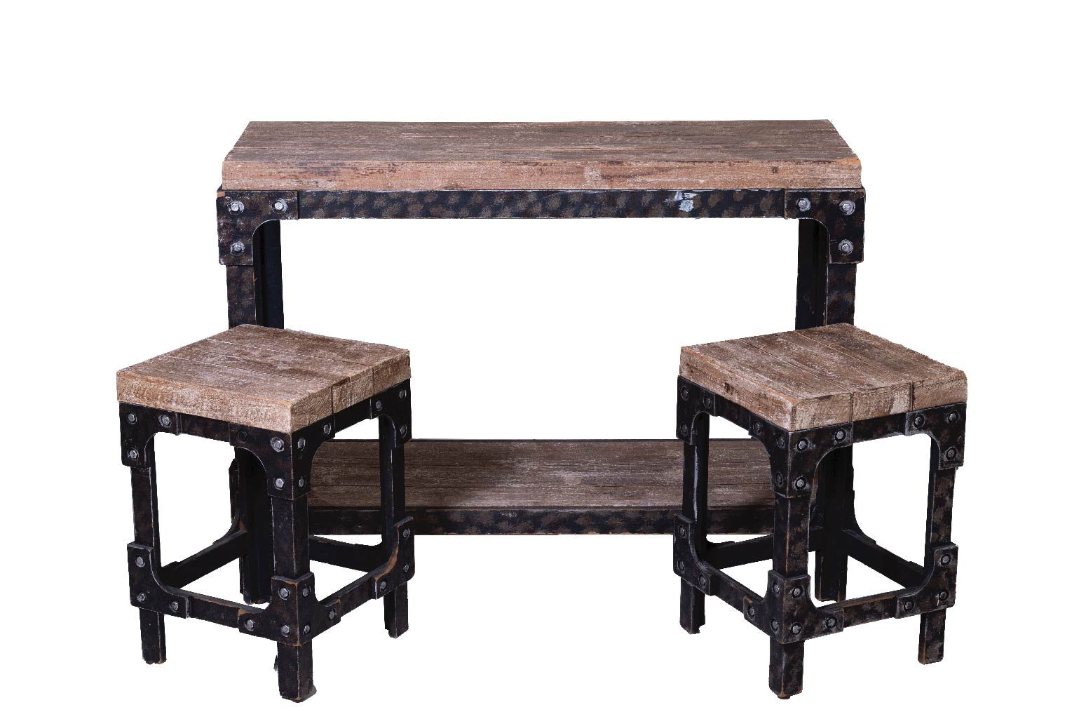 Set Mesa y taburetes Made/Metal #1832