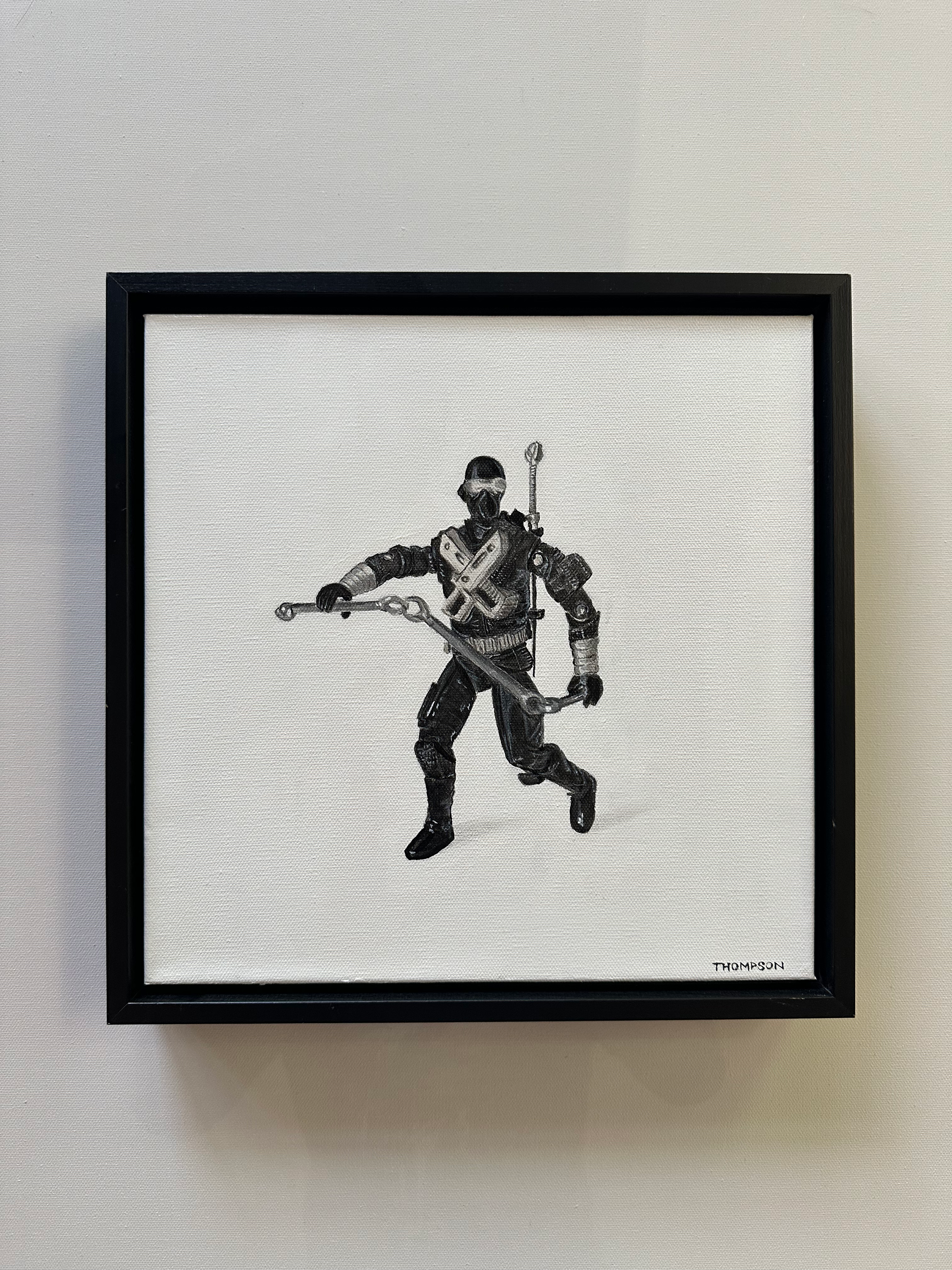 Snake Eyes 12" x 12" Acrylic on Canvas