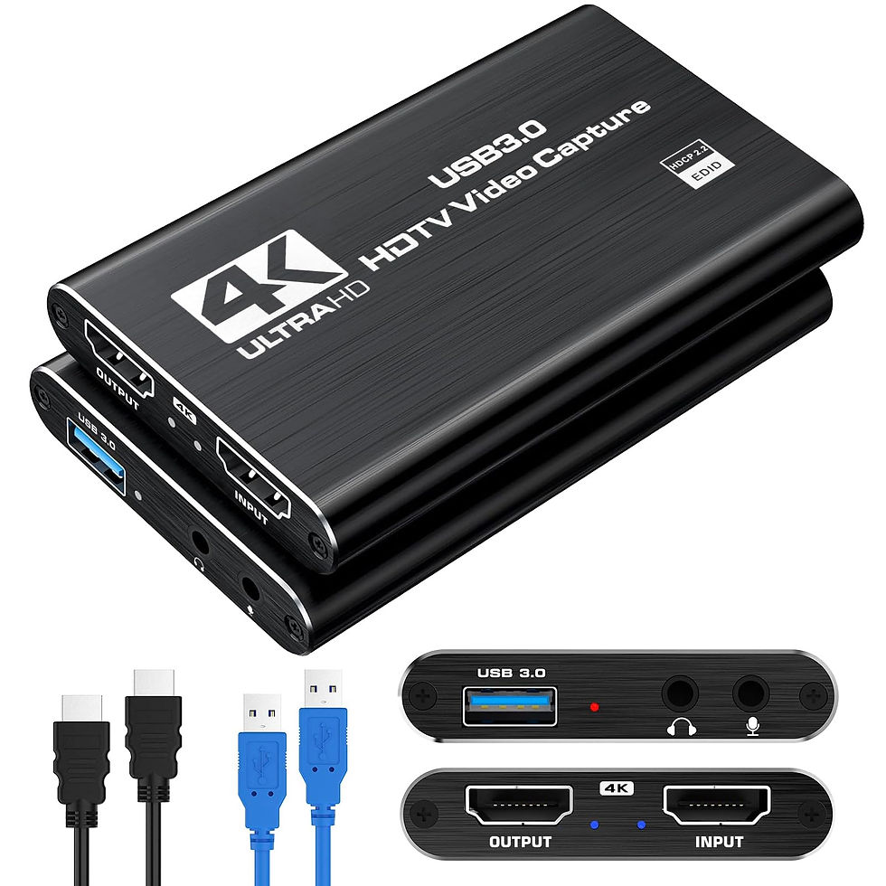 Miniaturbild: Amtake 4K Video Capture Card, USB 3.0 Capture Card unterstützt 4K HDMI Loop A...