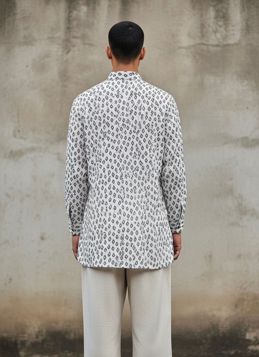 Thumbnail: Ikat Kurta Shirt