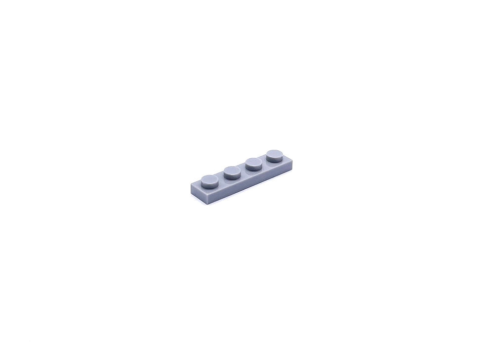 Miniaturbild: 100 x Klemmbaustein-Platte 1x4 | 3710