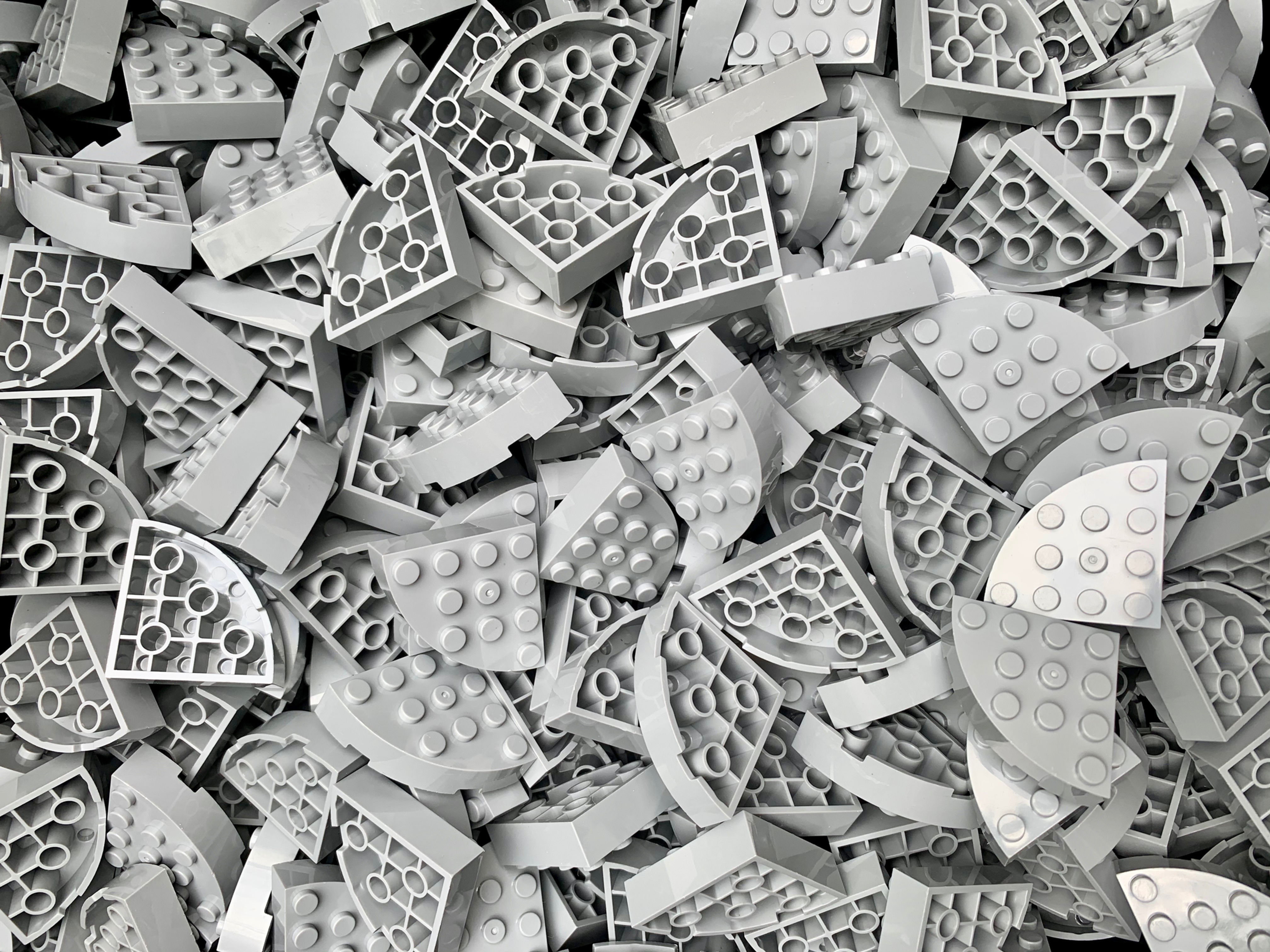 10 x Viertelkreis (Hellgrau)