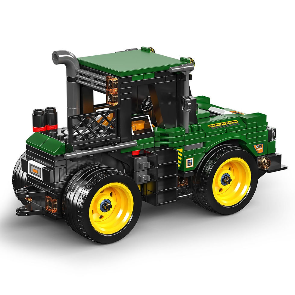 Miniaturbild: Klemmbaustein-Traktor | 466 Klemmbausteine | MouldKing 24061