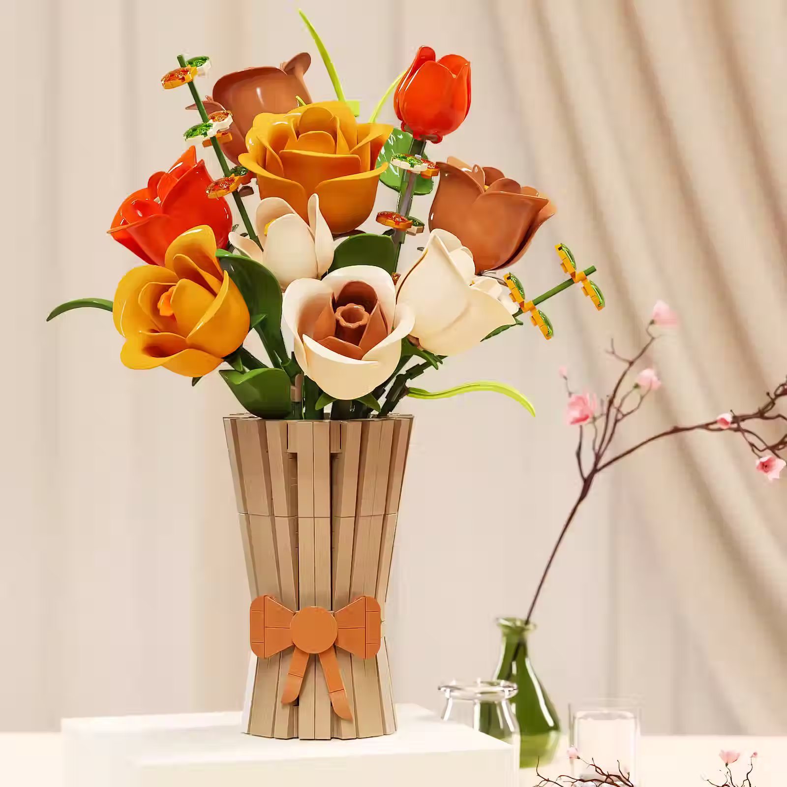 Klemmbaustein Herbstblumen | Blumenstrauß | 868 Klemmbausteine