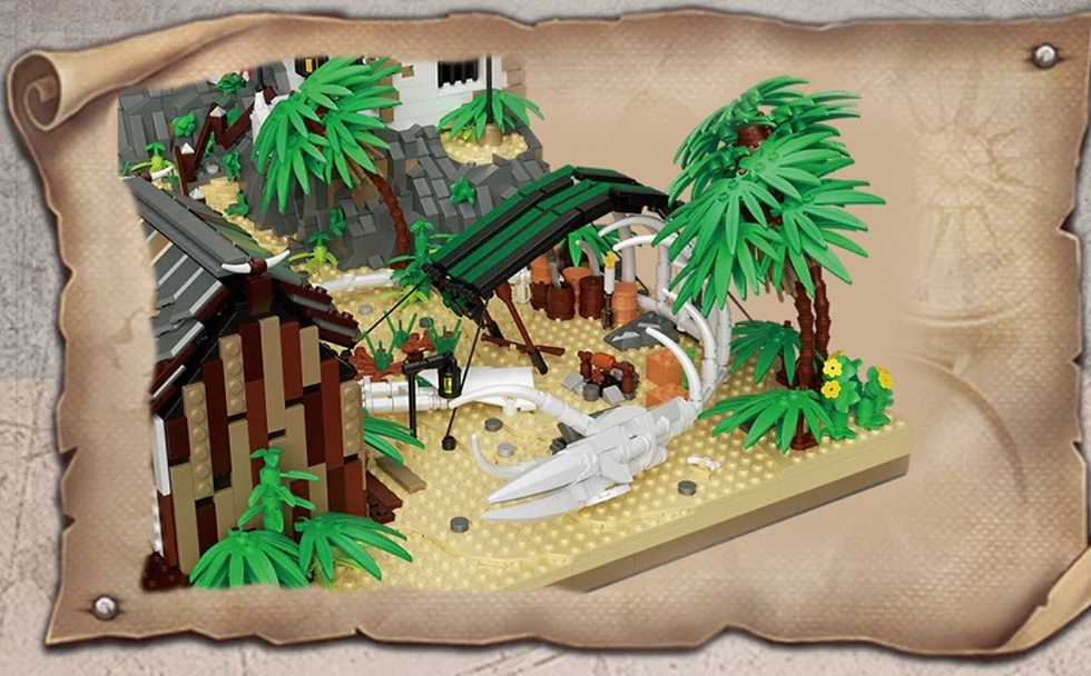 Miniaturbild: Klemmbaustein-Pirateninsel | 8025 Klemmbausteine | Baka 33923