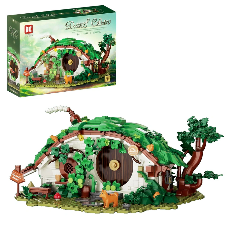 Miniaturbild: Klemmbaustein Zwergen-Höhle | DK 6031 Dwarf Cabin | 1088 Klemmbausteine