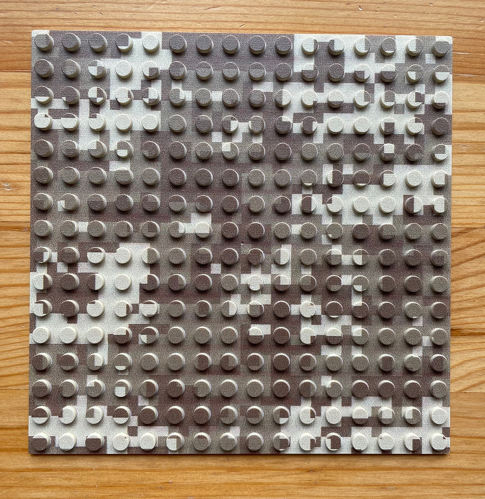 Miniaturbild: 11 verschiedene Bedruckte Grundplatten | Camouflage 16x16 | 91405