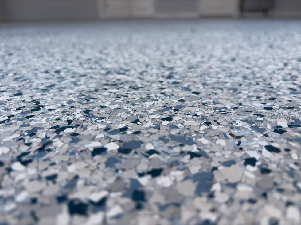 Speckled grey and white floor coating texture