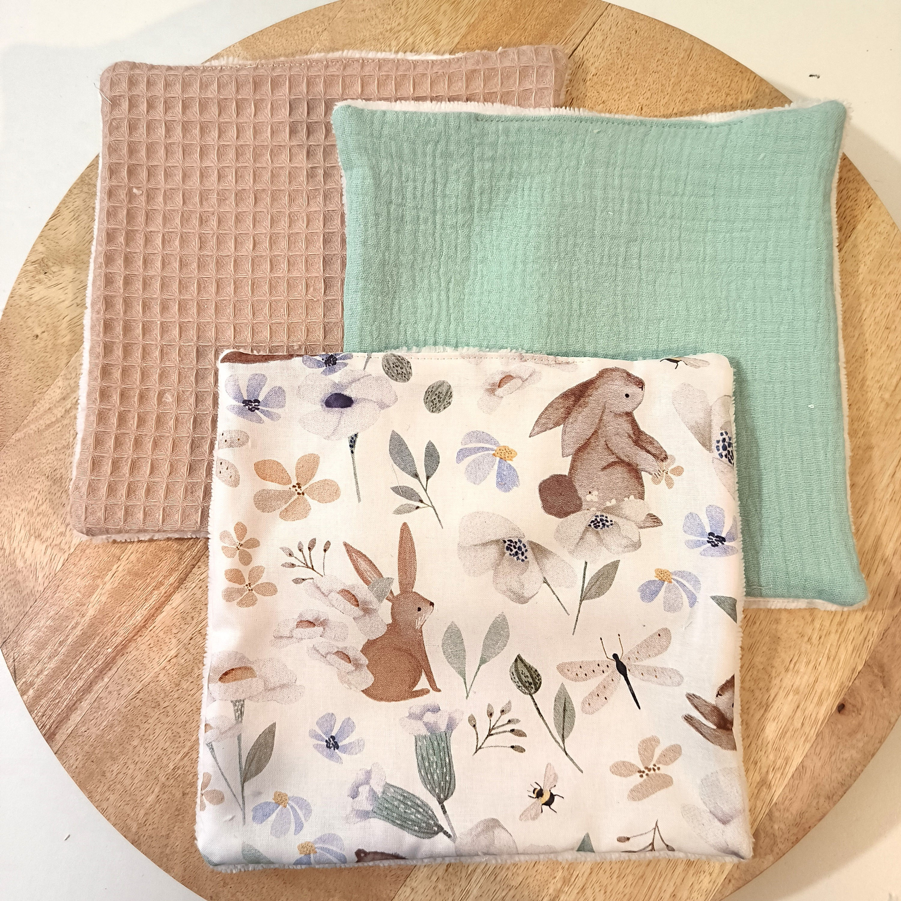 Maxi carré coton lingette débarbouillante