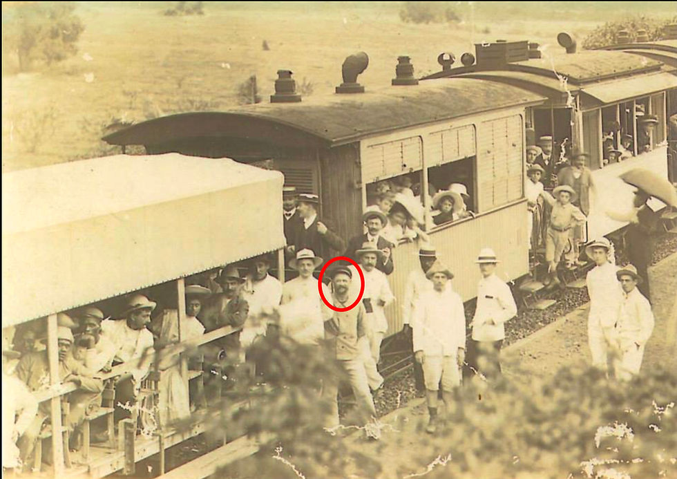 La ligne de chemin de fer en Nouvelle Calédonie.