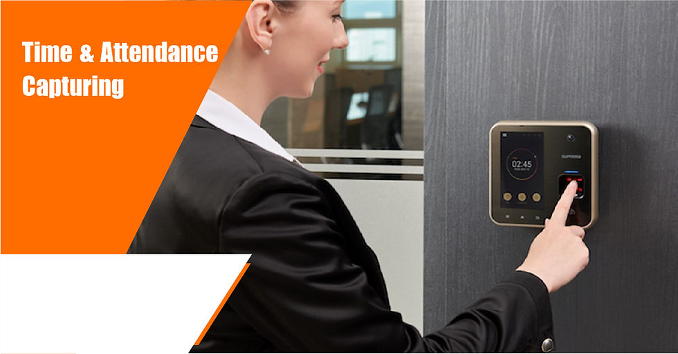 Reduce manual work, capture time and attendance automatically