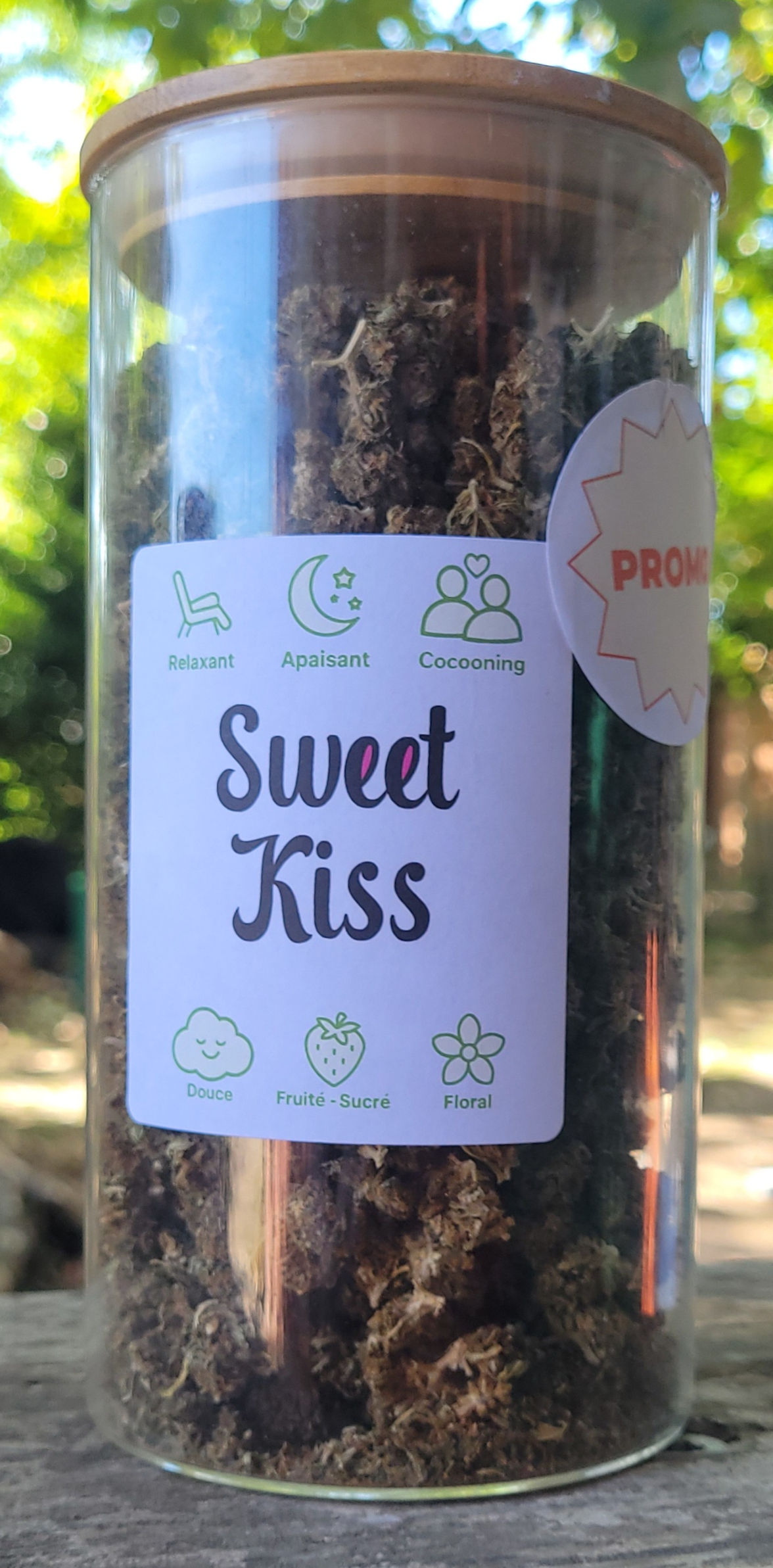 Sachet de 10g - Fleurs CBD de chanvre Bio - Sweet Kiss