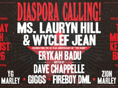 Ms. Lauryn Hill’s Diaspora Calling completes UK line-up with Erykah Badu, Giggs and Fireboy DML