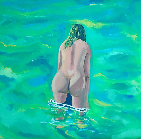 Cuadro-acrilico-desnudo-naturista-Bañista 3.jpg