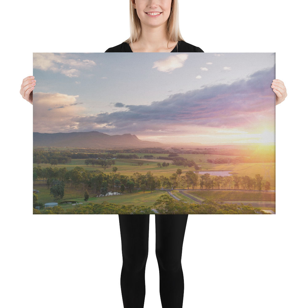 Canvas - Hunter Valley Sunset