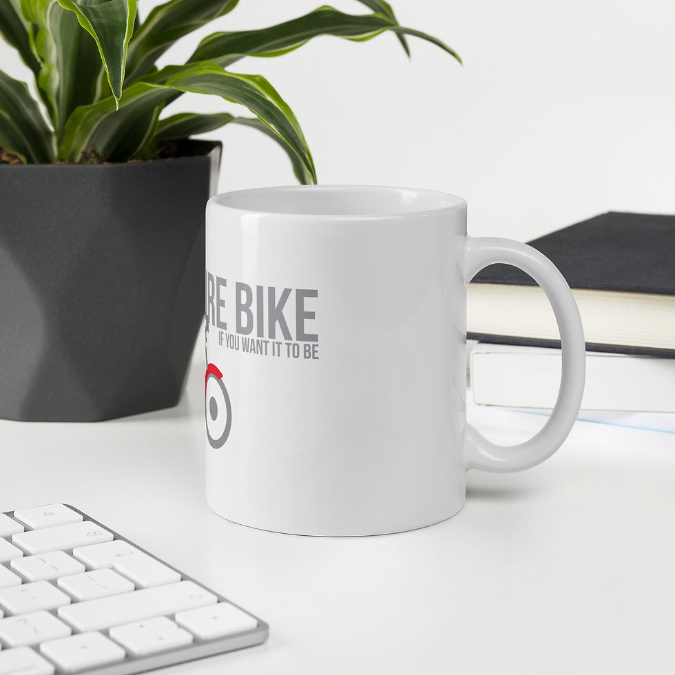 Thumbnail: Any Bike is an Adventure Bike White Glossy Mug