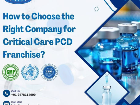 How to Choose the Right Company for Critical Care PCD Franchise?