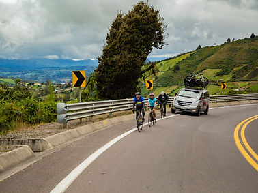 Three indigenous women ride with Lending Jouney across Ecuador where they tell their stories over a 7 day ride