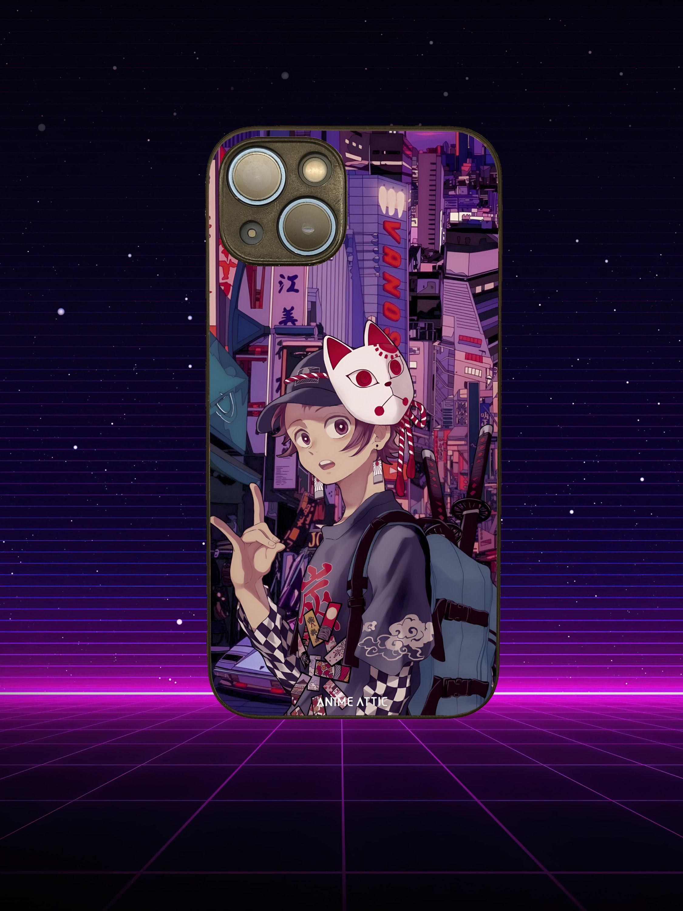 Tanjiro, Demon Slayer- Glass Cover
