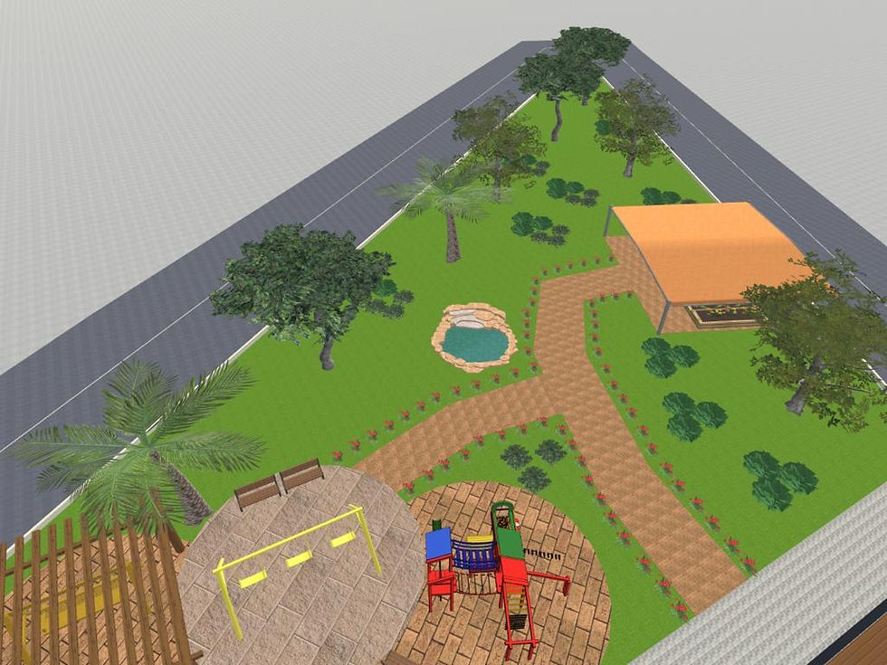 Thumbnail: PROJETO DE PAISAGISMO COMPLETO