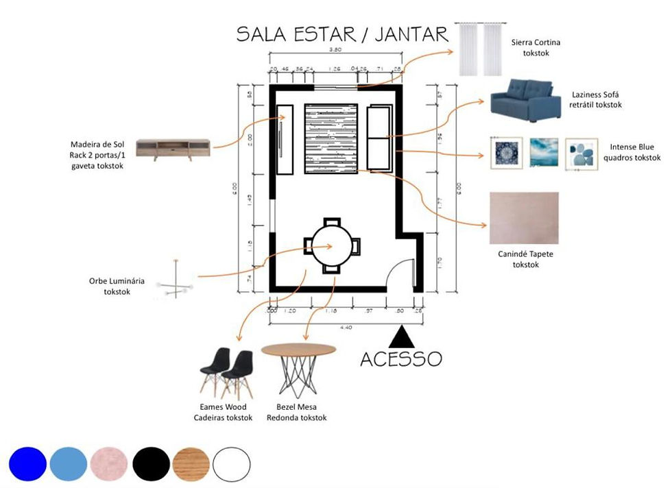 Thumbnail: PROJETO DESIGN DE INTERIORES COMPLETO