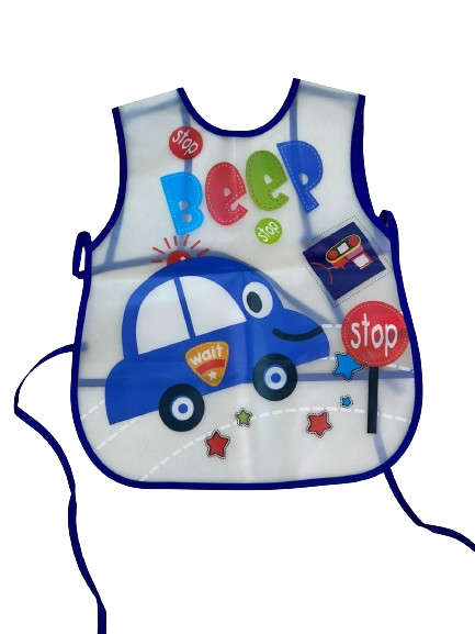 Avental Escolar- Infantil - Beep- 33 x 40 cm- VMP