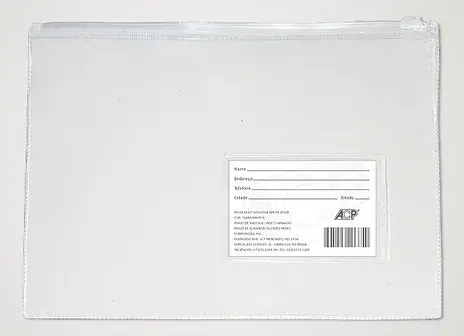 Miniatura: Pasta Multi Uso PVC com Ziper e Visor ACP