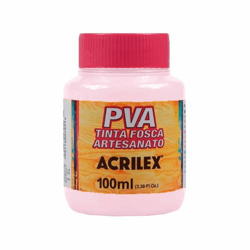 Tinta PVA Artesanato 100 ml – 813 -Rosa Bebê  Acrilex