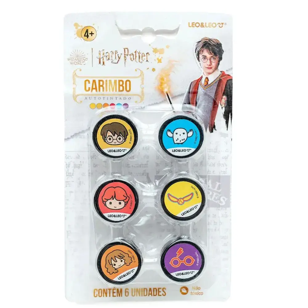 Carimbo Pedagógico Harry Potter com 6 unidades