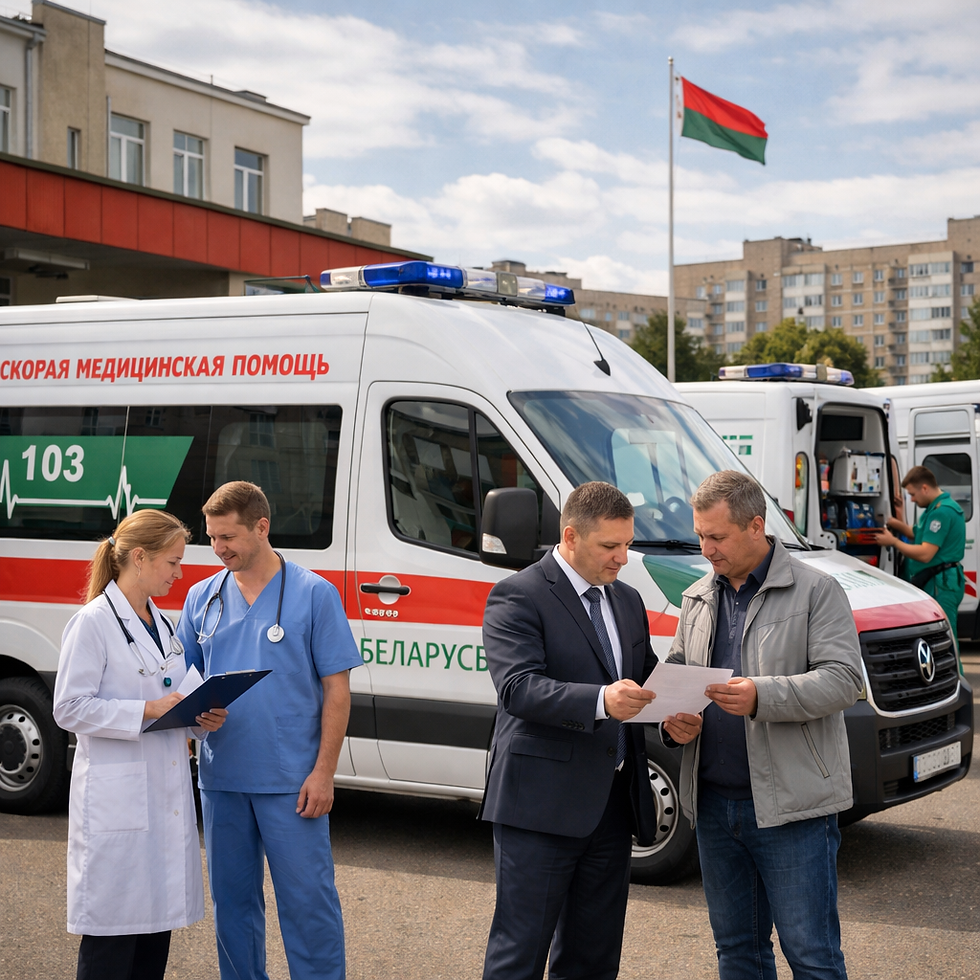 Belarus ambulance procurement 2026 - Belarus - Healthcare Procurement - TendersGo article image