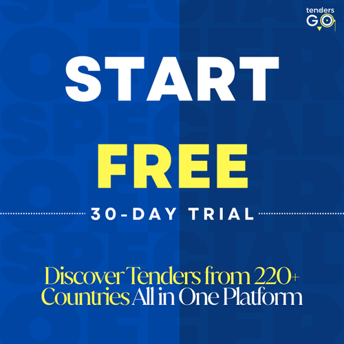 30 Days of Unlimited Global Procurement Intelligence - Free Trail Experience the World’s Most Advanced Tender & Contract Search Engine with TendersGo