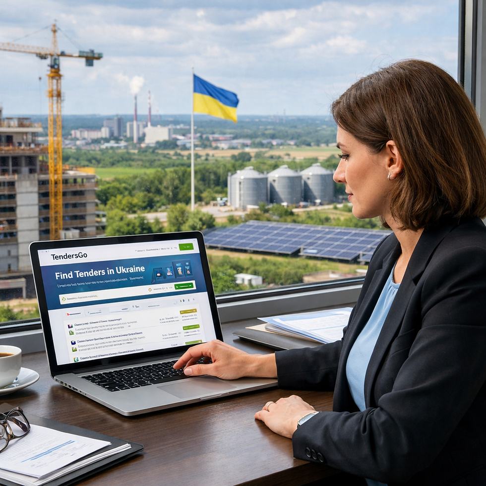 Ukraine Tender Alerts: Find Bids Faster on TendersGo