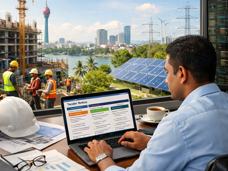 Sri Lanka tender notices 2026: construction, energy and IT