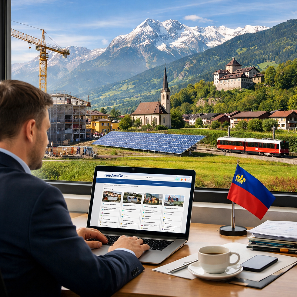 2026 Liechtenstein tender opportunities by sector on TendersGo