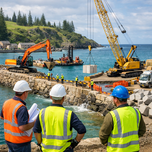 Norfolk Island Kingston Pier Channel Project Progress Update