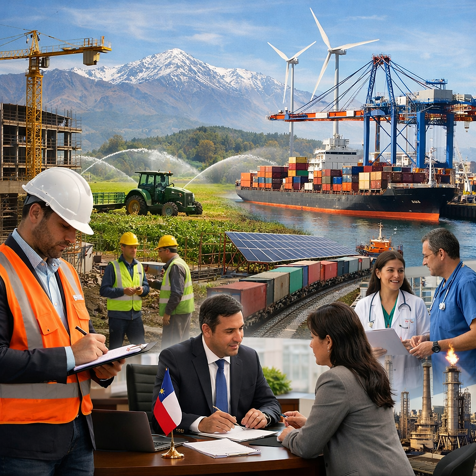 Chile public procurement opportunities 2026 by sector