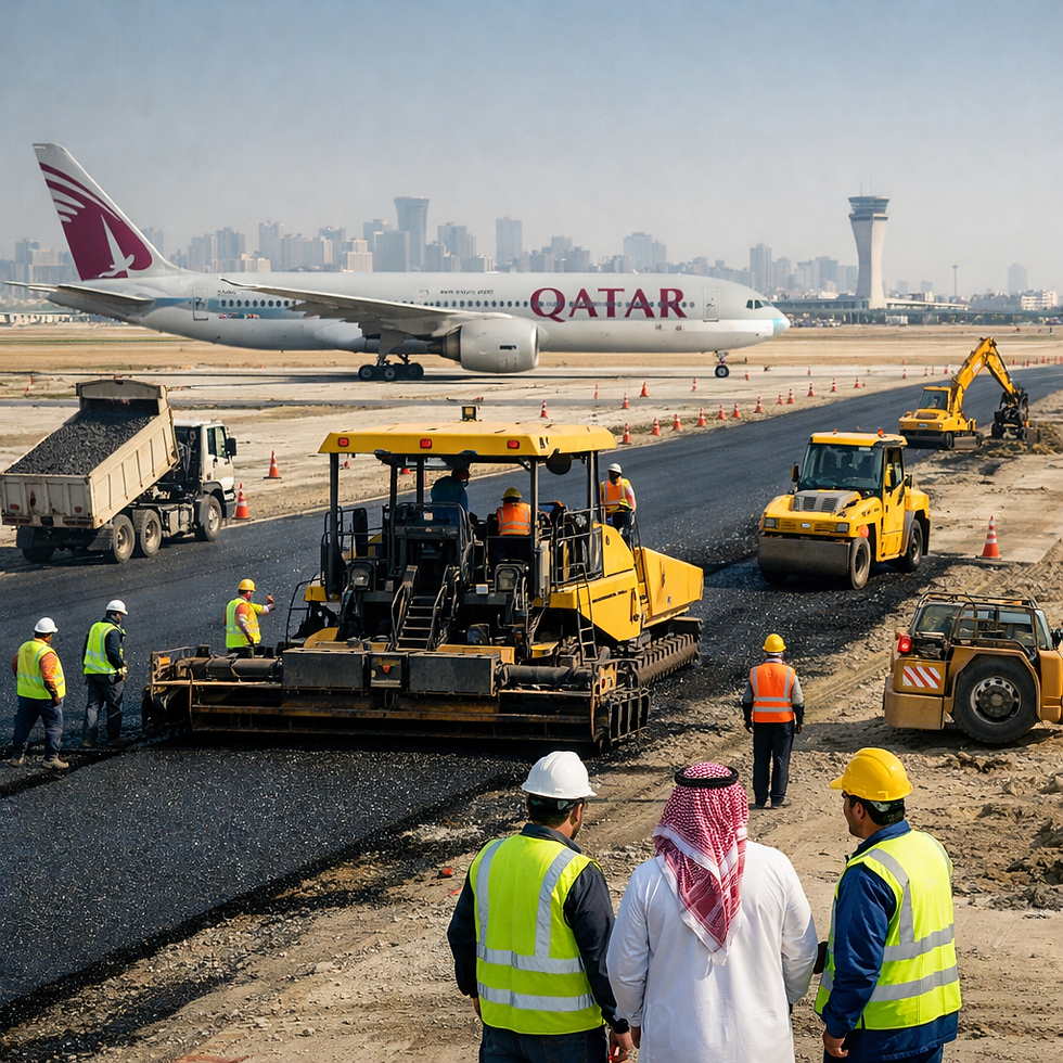 Qatar Airways Runway 1R Project: $180M Upgrade