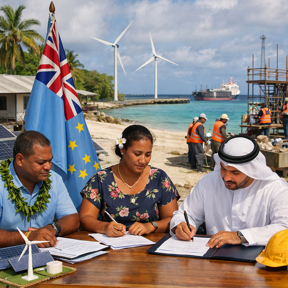 Tuvalu: UAE tenders 2026: AI-driven cities & green energy infrastructure...