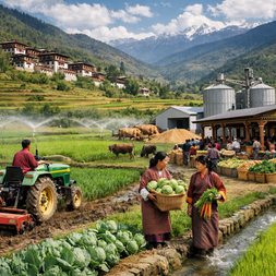 Bhutan's Mega Farms Project Boosts Food Security to 2027