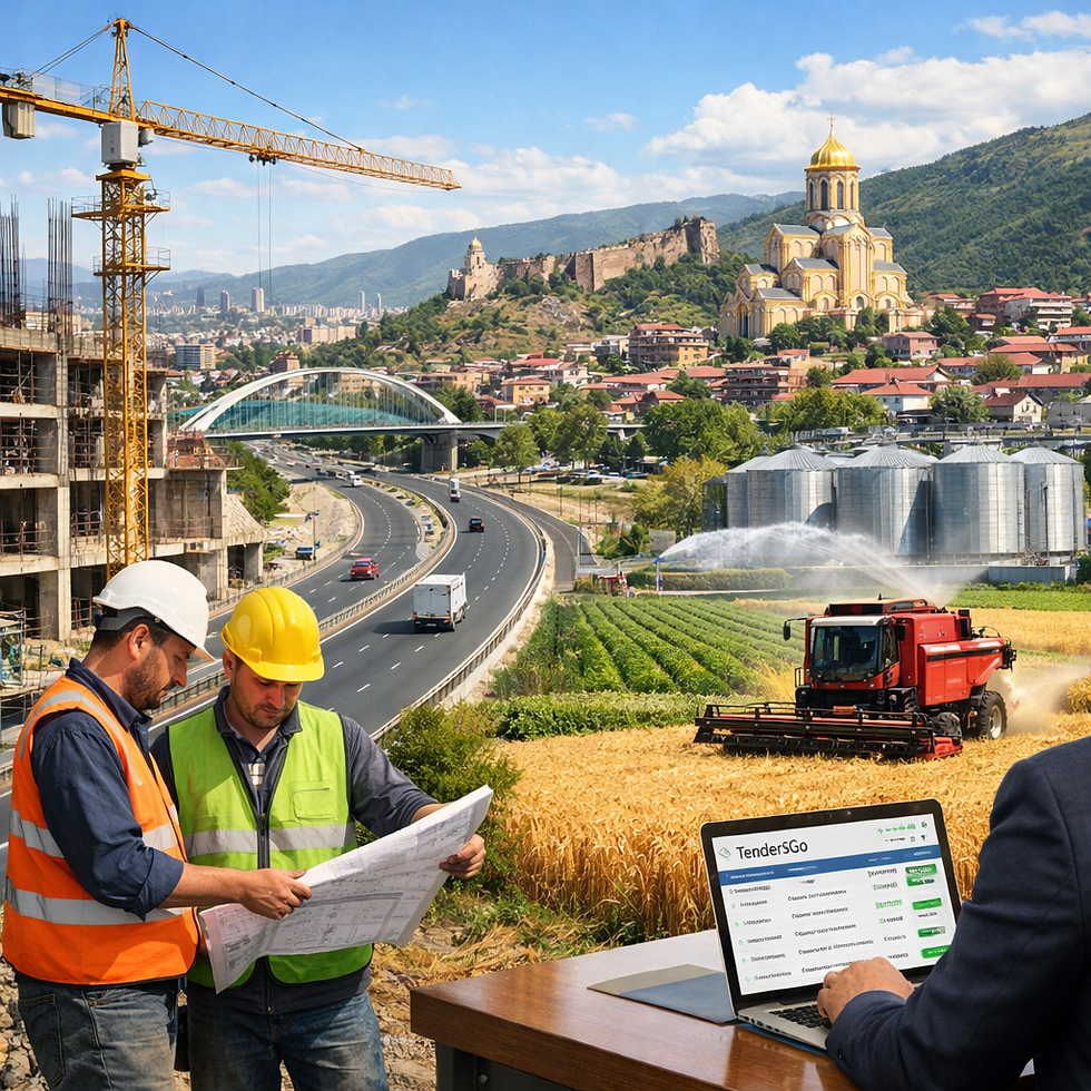Georgia Tenders 2026: Infrastructure & Agro-Tech Bids via TendersGo