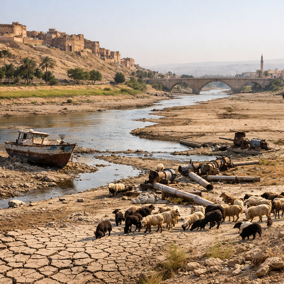 Fertile Crescent Water Crisis Deepens as River Flows Shrink
