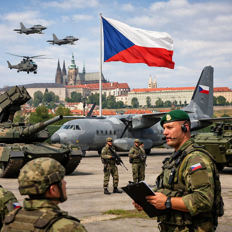 Czech Republic defense budget 2026 investment plan - Czech Republic - Defense & Security - TendersGo article image