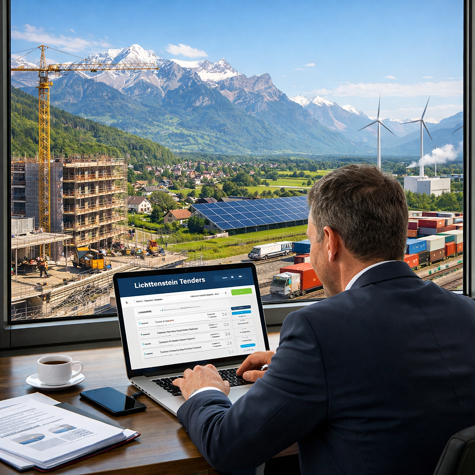 Liechtenstein public procurement opportunities 2026 by sector