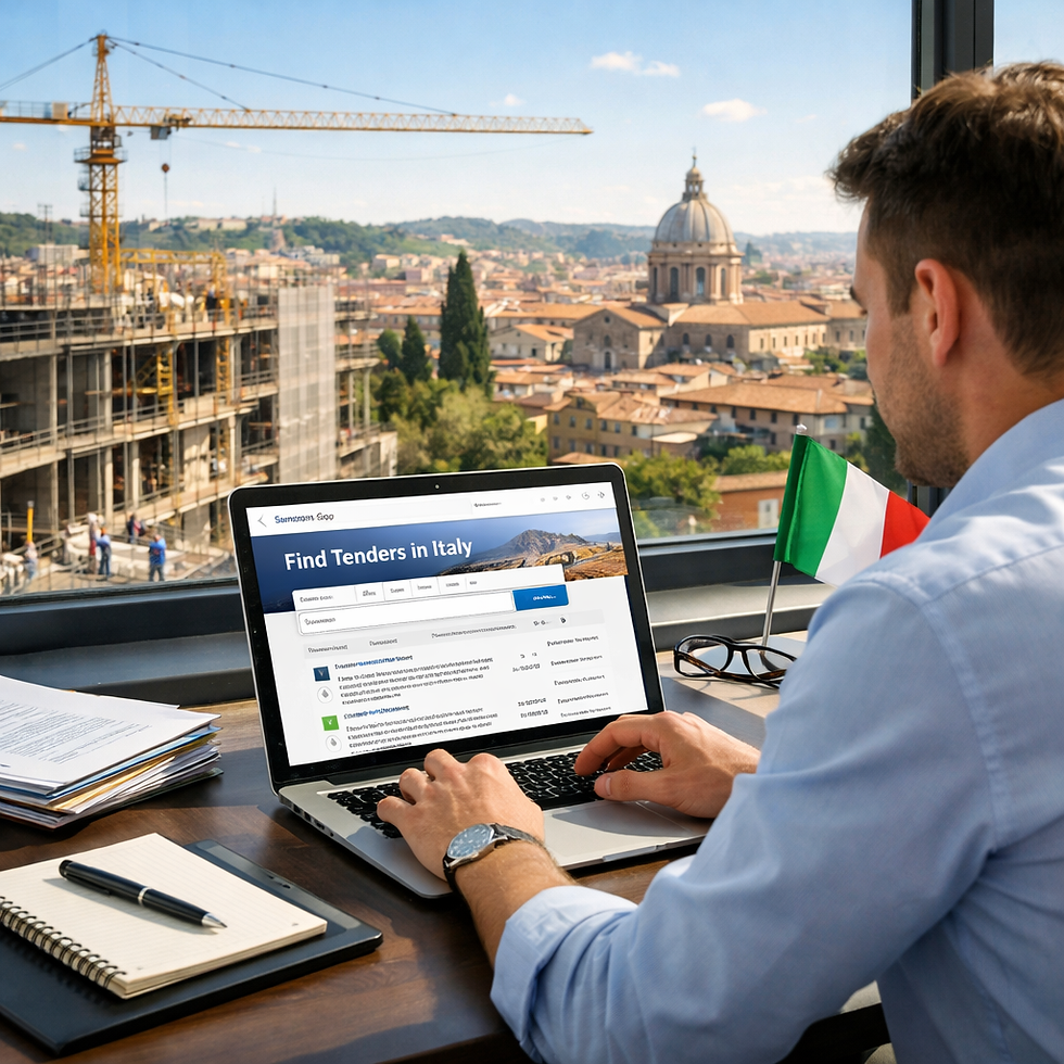 Italy Tenders 2026: Find Bids on TendersGo