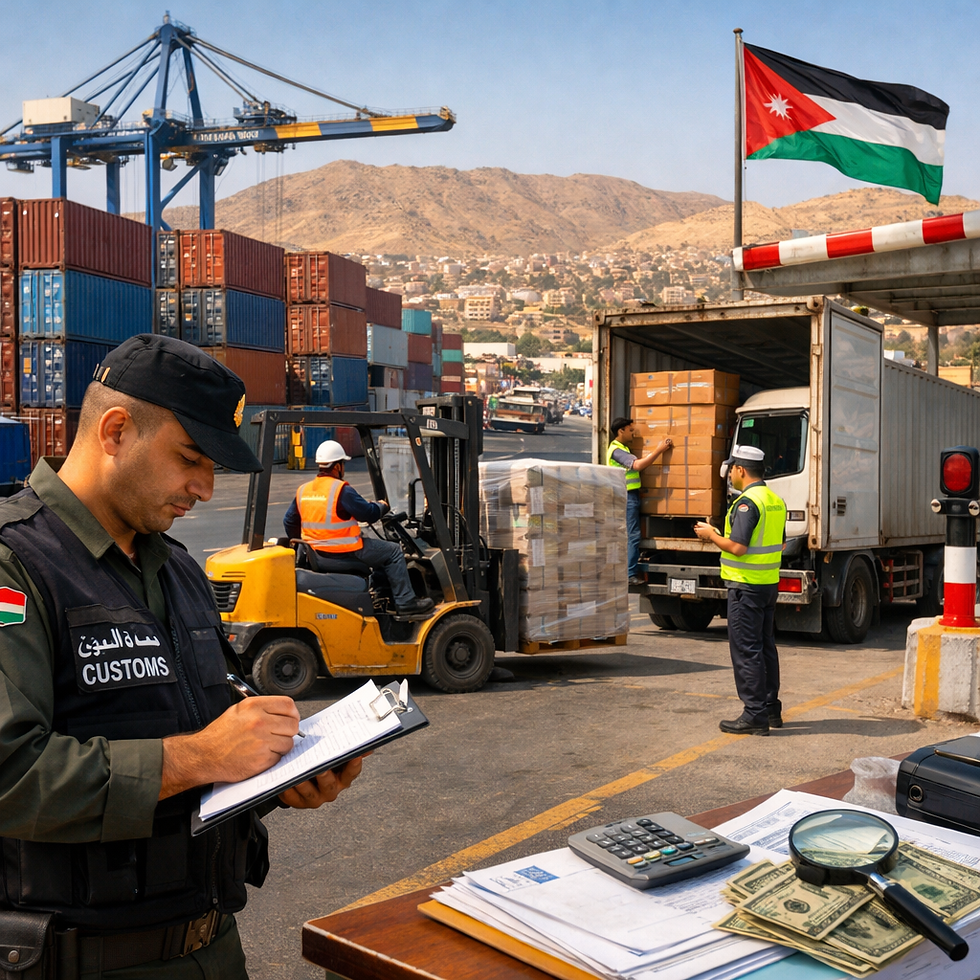 Image d’article TendersGo : méthodes de valorisation en douane en Jordanie