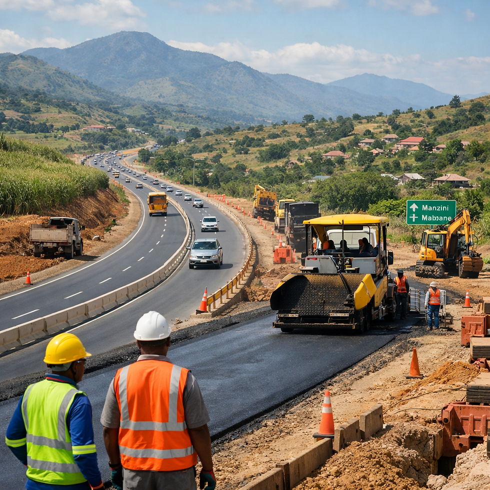 Eswatini MR14 MR21 road upgrade budget 2026 - Eswatini - Transport & Roads - TendersGo article image
