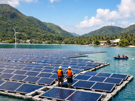 Seychelles Seysun Lagoon Floating Solar Project